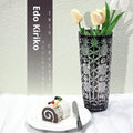Transparent Hand Carved Household Flower Arrangement Chinese Style