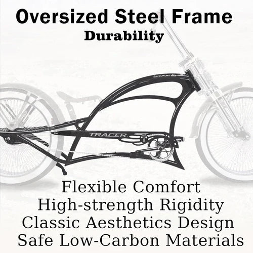 Tracer Scorpion Pro DTS Stretch Chopper Cruiser Bike