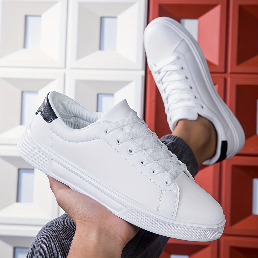 Trendy Casual Footwear for Men: New Breathable White sneakers for Spring 2025