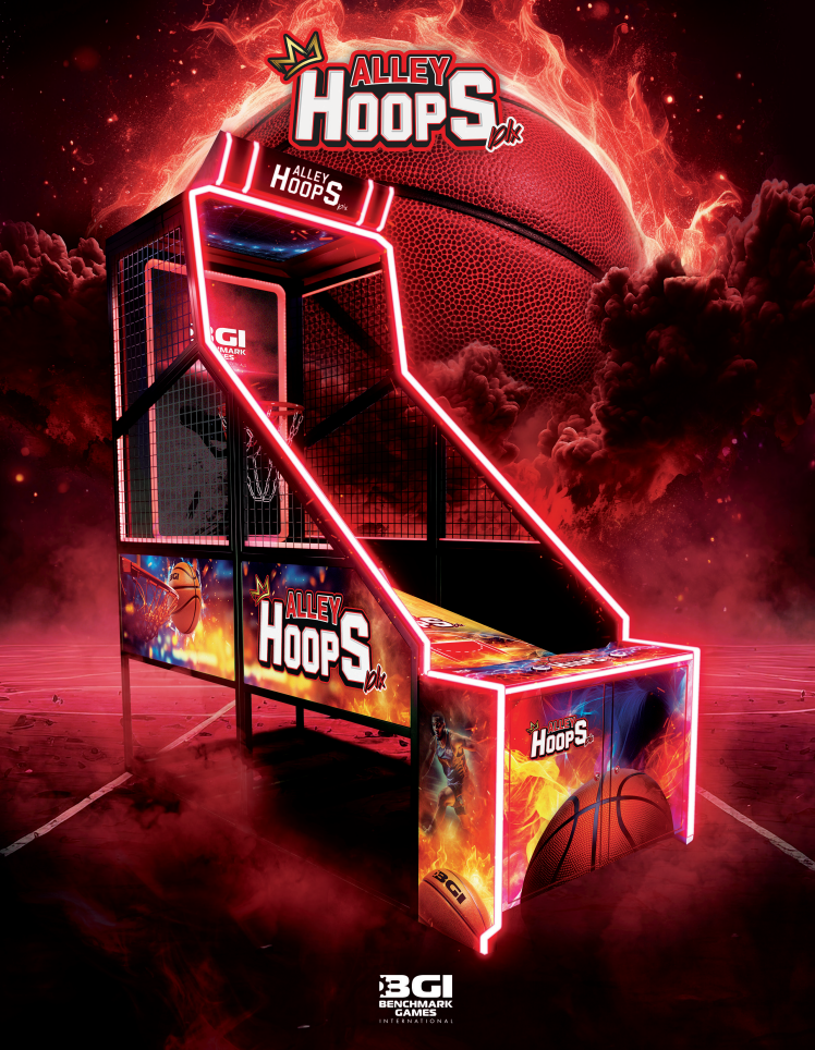 Alley Hoops Deluxe Basketball Arcade Game by Benchmark Games