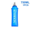 750ml TPU Outdoor Sport Bottle Folding Soft Flask Drink Water Bottle for Running Camping Hiking Bicycle Fitness Water Bag