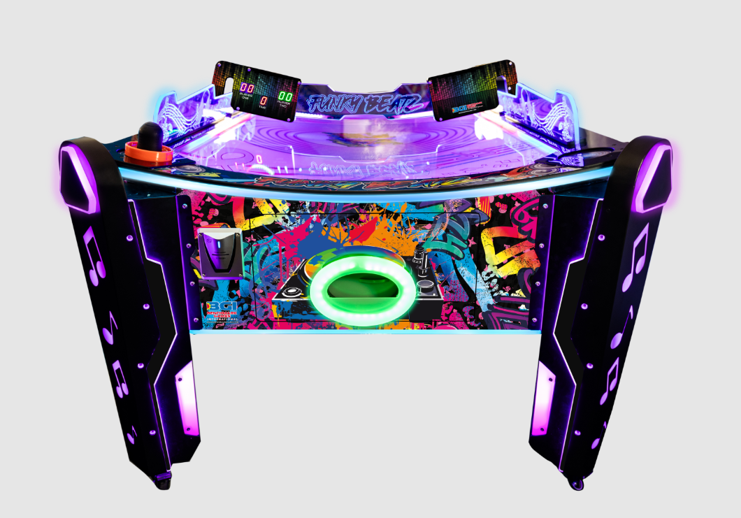 Funky Beatz Curved Air Hockey Table by Benchmark Games