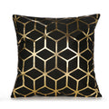 Sofa cushion cover bronzing waist pillowcase