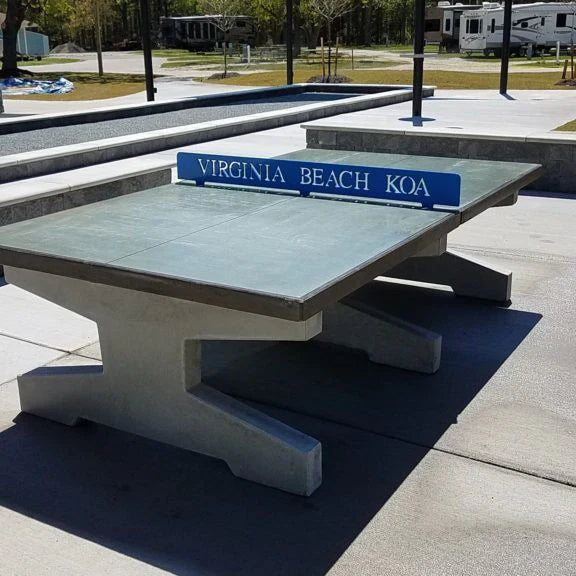 Stone Age Uptown Outdoor Concrete Ping Pong Table