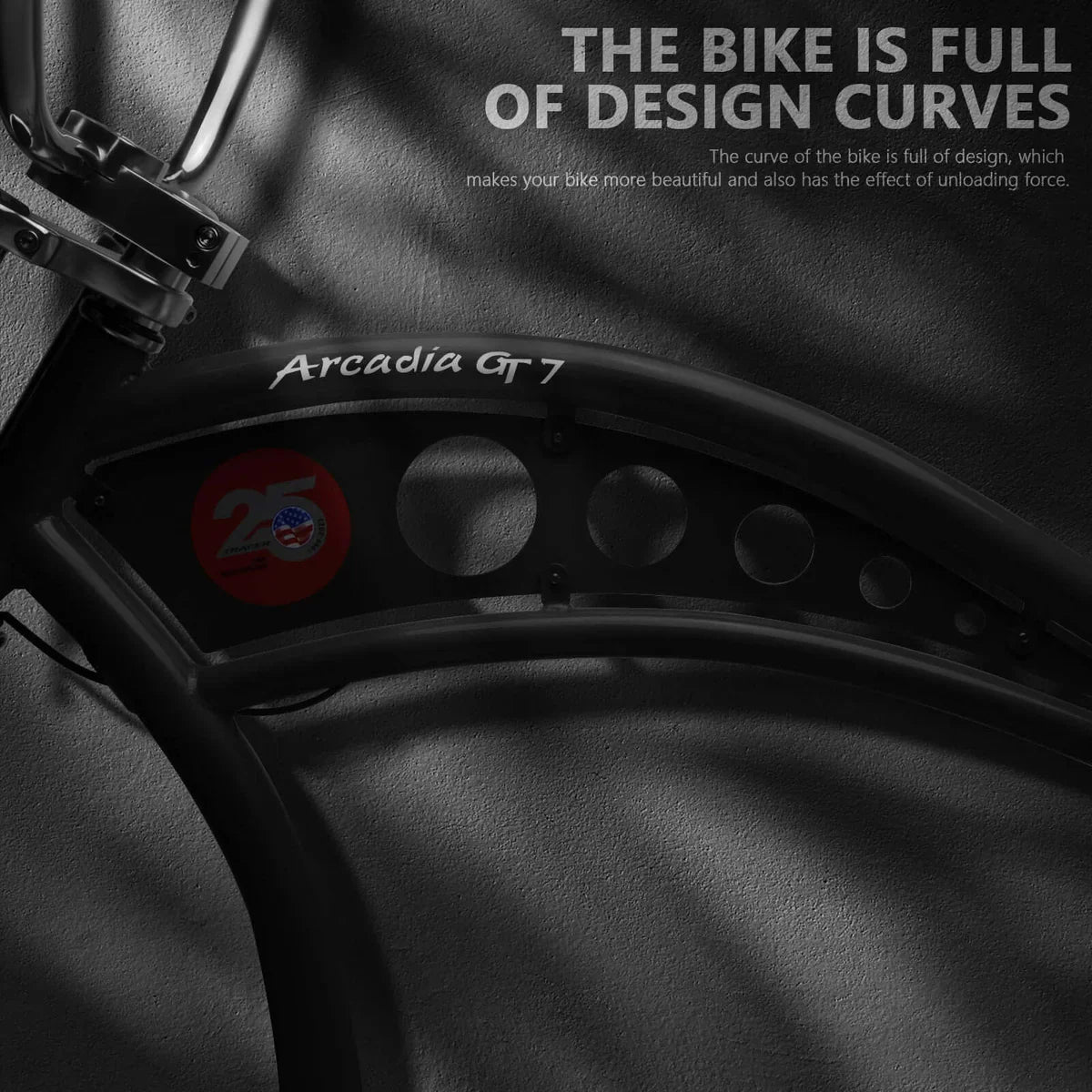 Tracer Arcadia GT7 26” Chopper Cruiser Stretch Bike 7 Speed