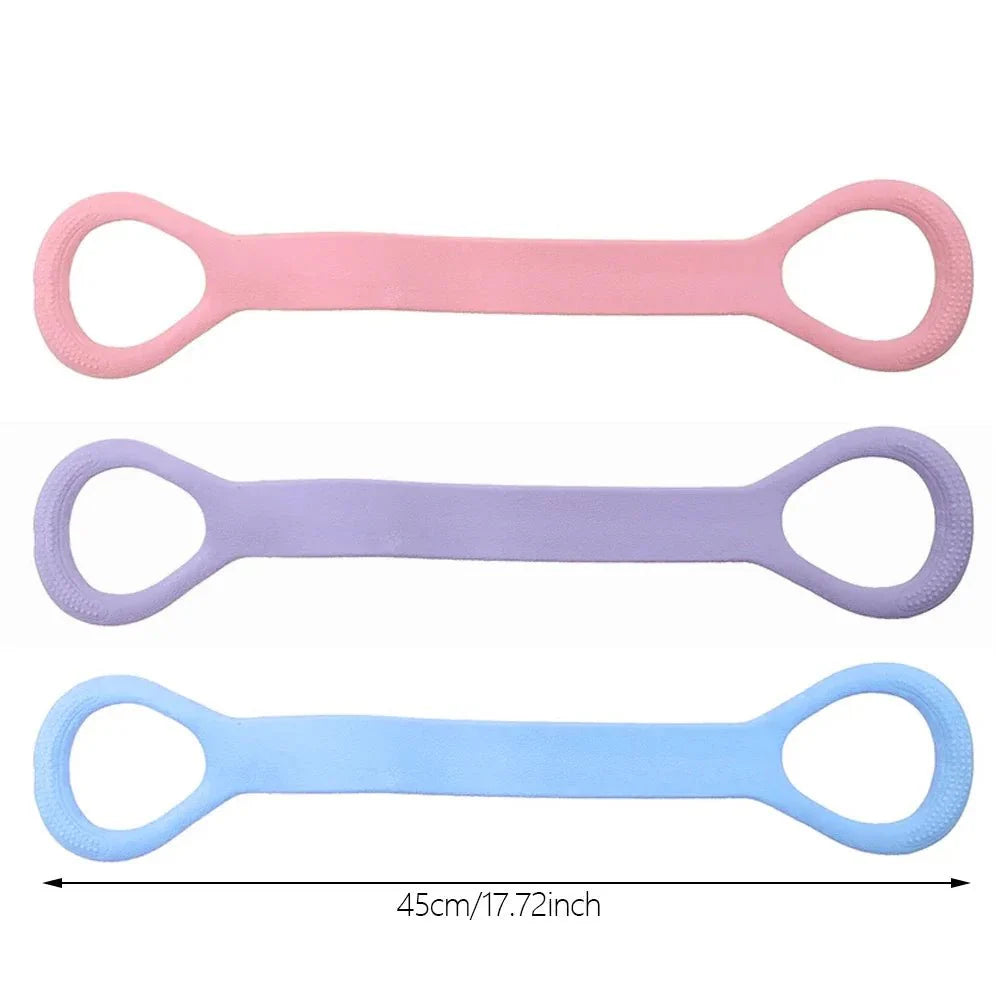 8-shaped Fitness Resistance Band Sports Workout Elastic Band Home Fitness Rubber Pull Rope Yoga Training Exercise Gym Equipment