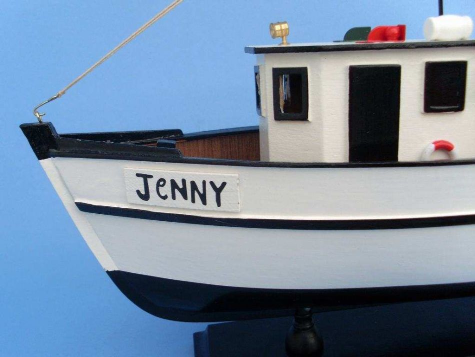 Wooden Forrest Gump - Jenny Model Shrimp Boat 16""