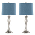 Ashland 27" Contemporary Metal Table Lamp Set of 2
