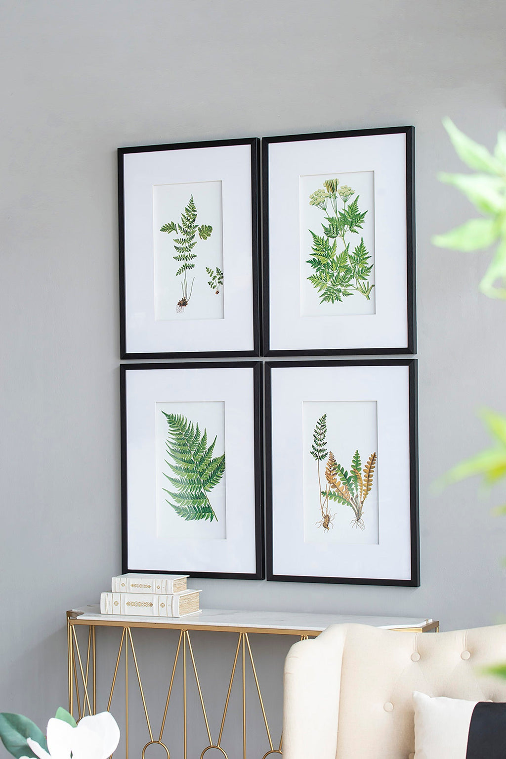 Verdant Grace™ — Elegant Fern Print Set
