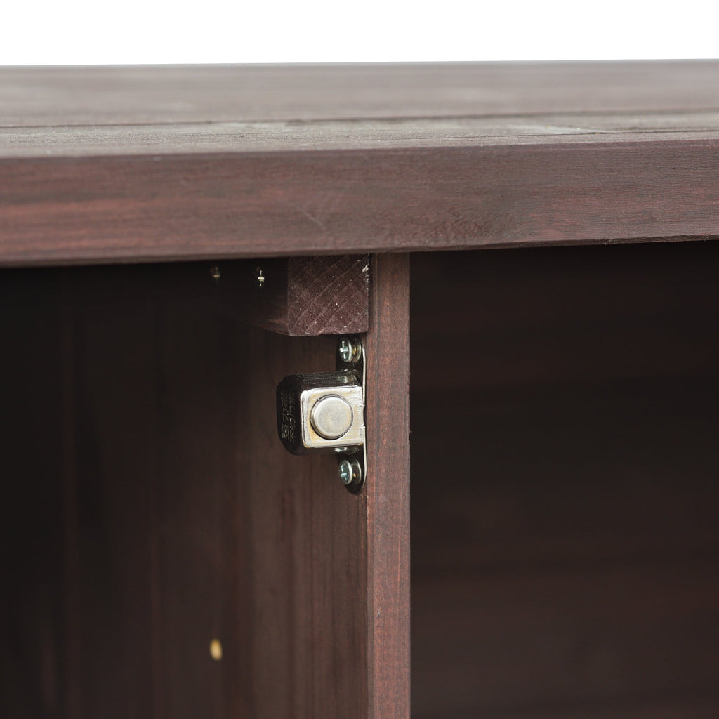 K&K Outdoor Kitchen Island, Rolling Bar Cart & Storage Cabinet