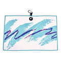 90s Party Cup Golf Towel | Premium Double-Sided Microfiber | Heavy-Duty Magnetic Towel with Carabiner Clip | 24 x 16 in