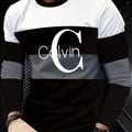 3D Digital Printed Men's Crew Neck Long Sleeve T-Shirt Halloween, Christmas Gifts