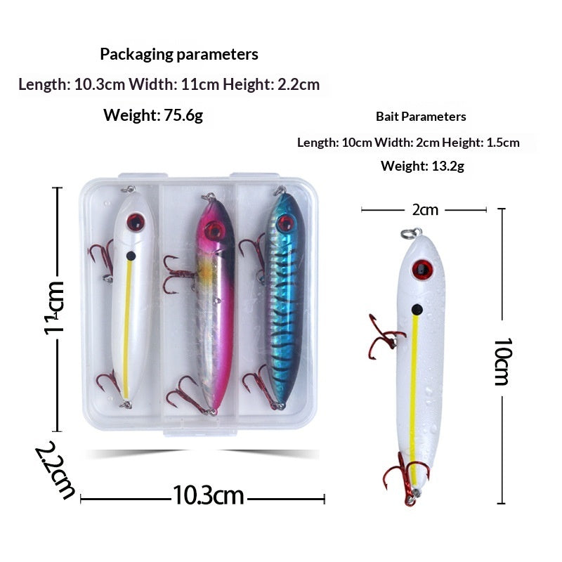 Wholesale Cross-border Exclusive Lifelike Fish-eye Tackle Floating Pencil Lures For Lure Fishing