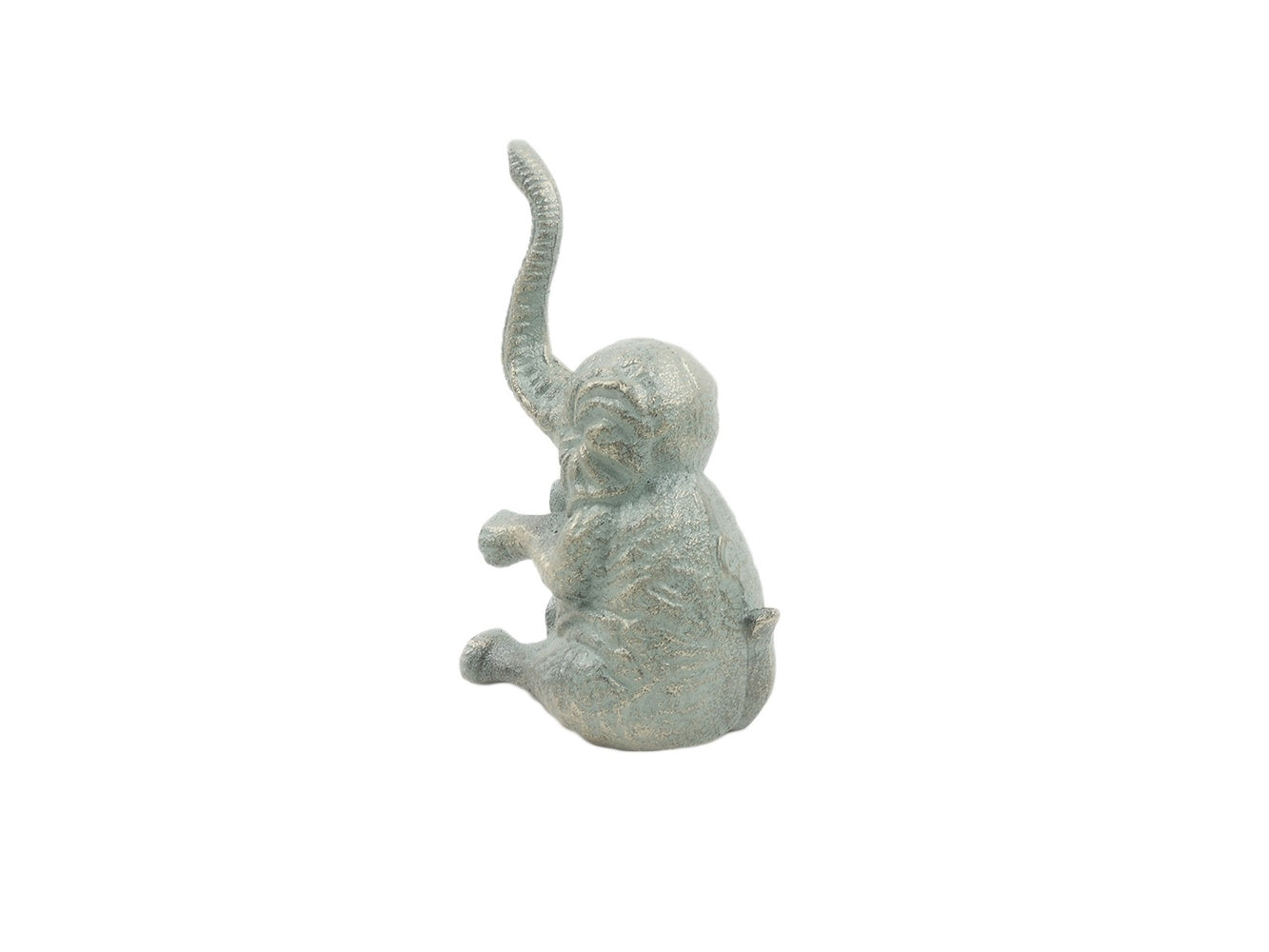 Antique Bronze Cast Iron Elephant Metal Door Stop 8""