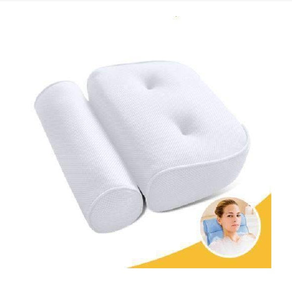 Bathtub pillow pillow cushion pillow pillow massage bathtub pillow with suction cup anti-skid bath cushion head