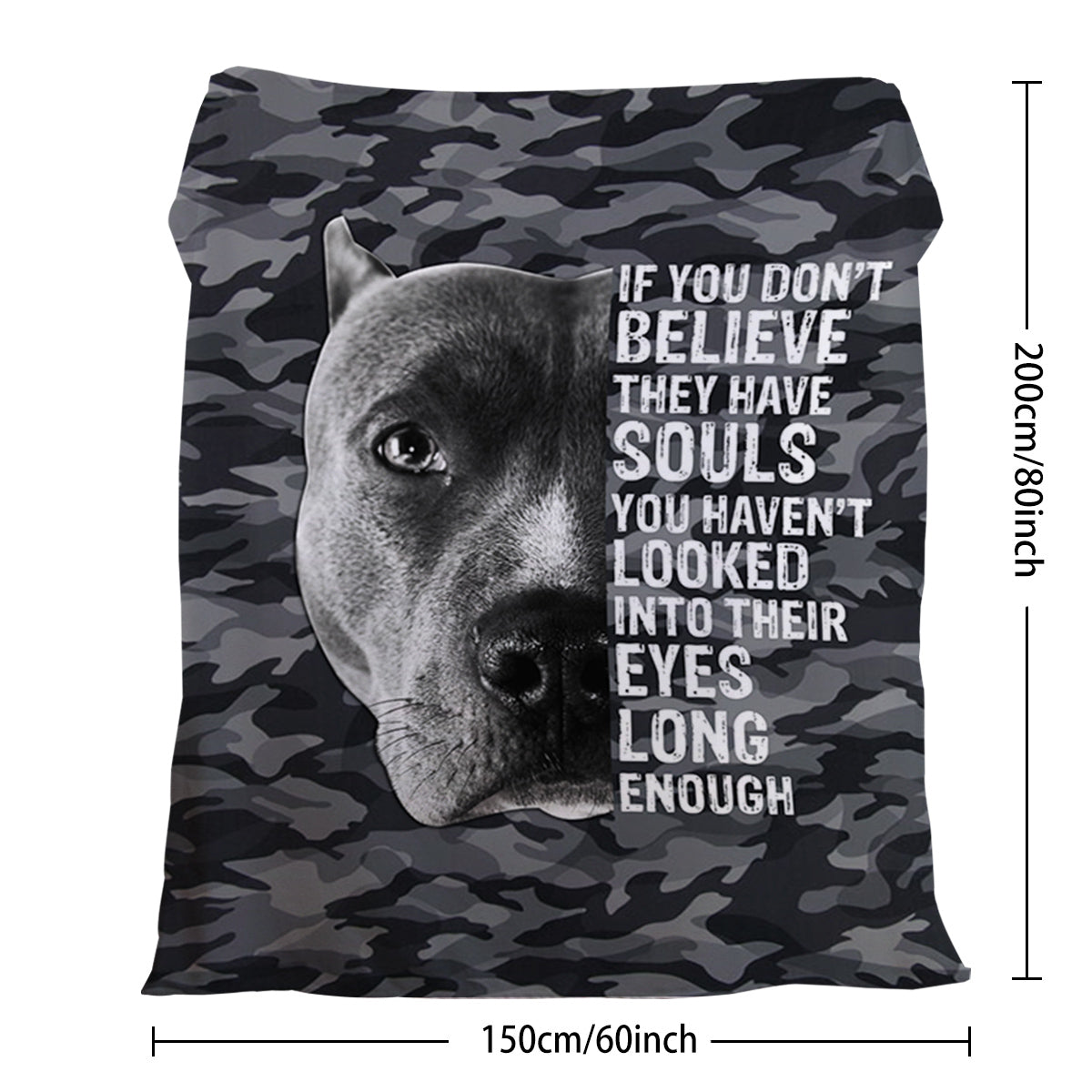 1pc Flannel Black Background Dog Cute Pet Theme Soft And Fluffy Multifunctional Outdoor Beach Camping Living Room Sofa Office Nap Printed Blanket