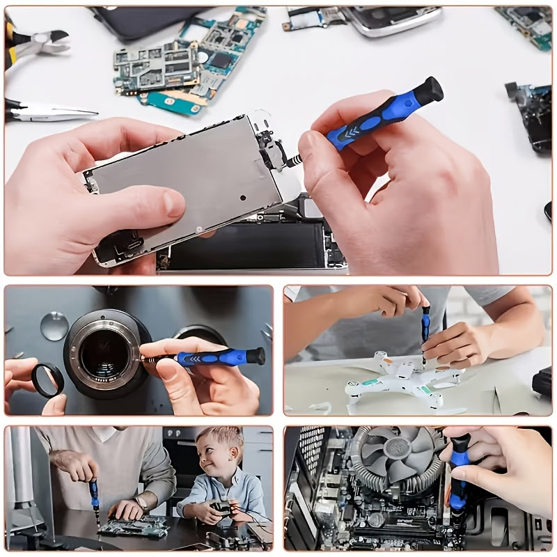 10/100/126/132pcs Magnetic Precision Screwdriver Set with Insulated Tips & Plastic Case - Professional Electronics Repair Kit Suitable for Electronics, Smartphones, Devices, Auto Repair, DIY - Ideal for Daily Use & Holiday Gi