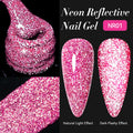 Nail Art Fluorescent Crushed Diamond Gel Polish