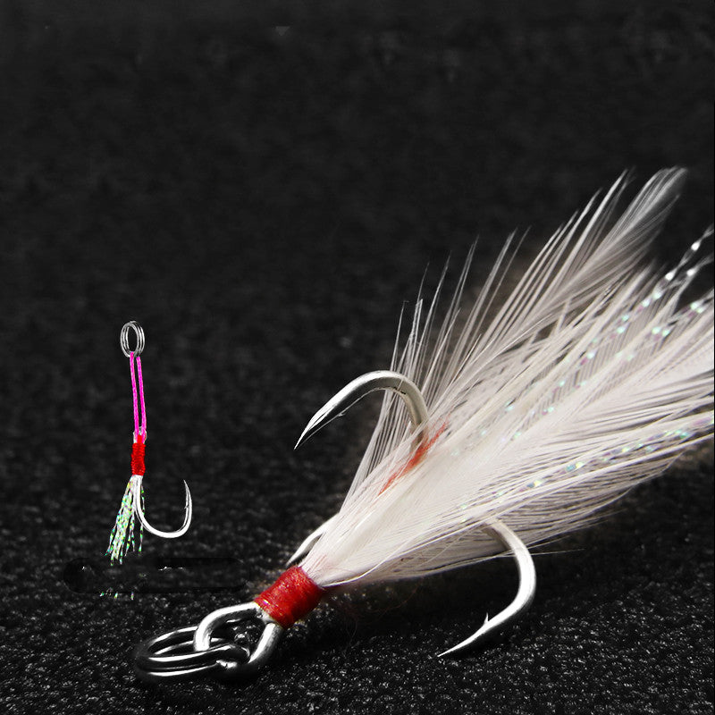 Sequined primary color small iron plate fishing lure