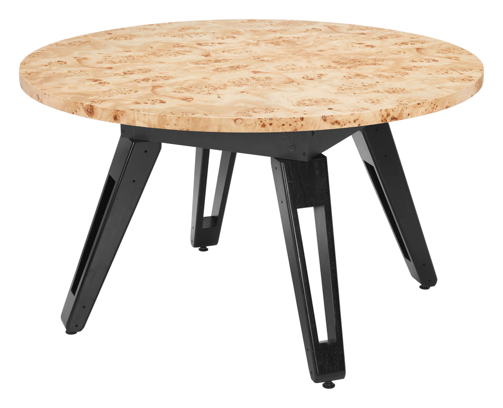 Zuo Mod Burl 2 in 1 Game Table - Poker Table and Dining Table Combo