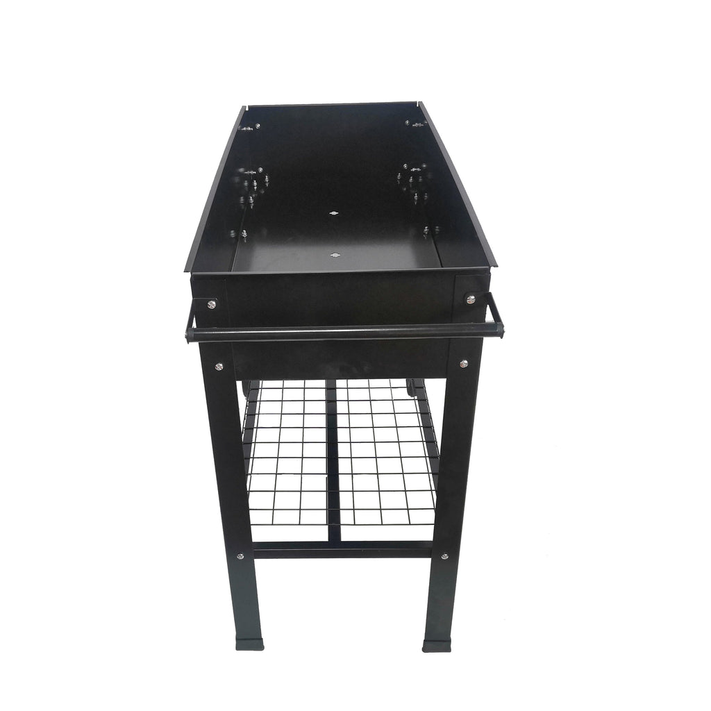 Mobile Metal Raised Garden Bed Cart with Legs