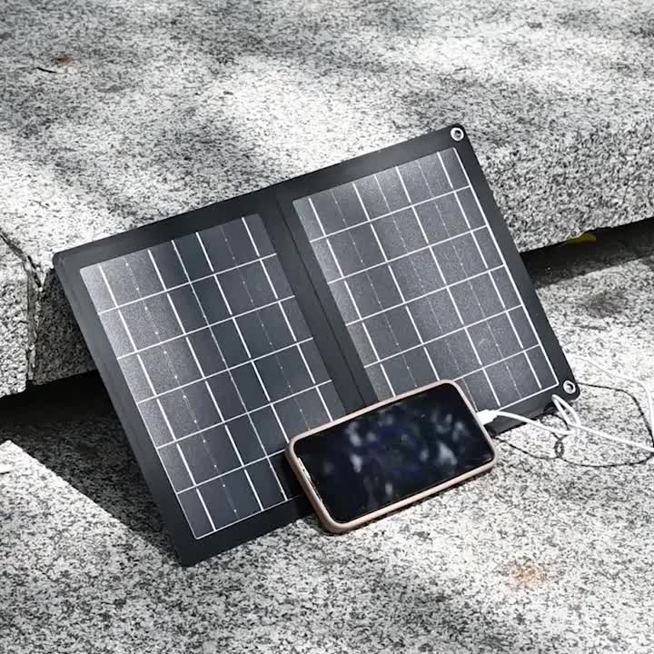 30W Portable Solar Charger with Solar Panel & USB- Charging - 2-in-1 Folding Panel, Compatible for Smartphones/Tablets/Action Cameras, Compact & Lightweight for Outdoor, Camping, Travel, RV, - Charging Station