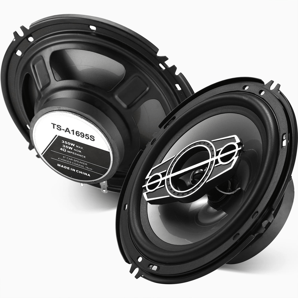 6 X 9 Coaxial Audio Speakers (Pair) 5-way 1000W Peak 4 Ohm Coaxial Tweeters Door Speakers