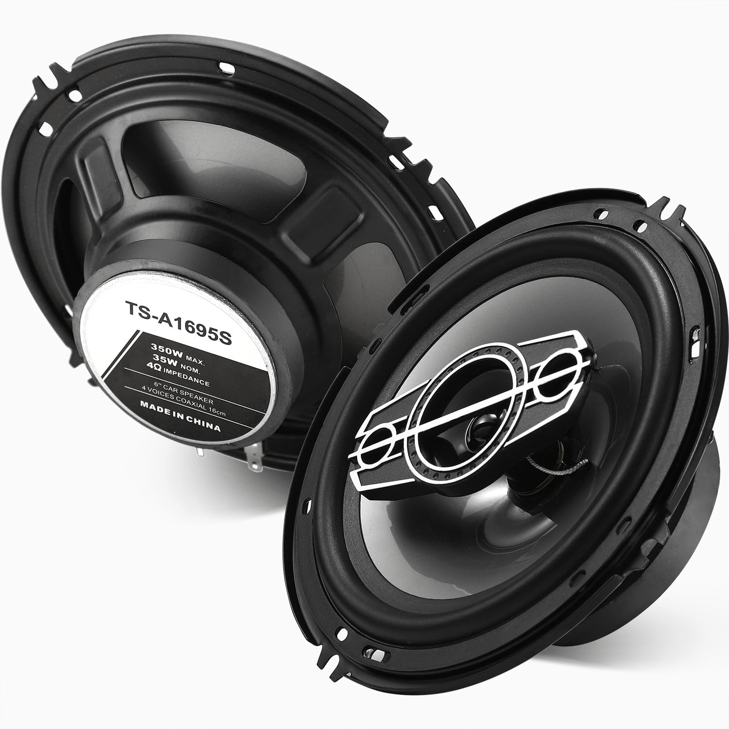 6 X 9 Coaxial Audio Speakers (Pair) 5-way 1000W Peak 4 Ohm Coaxial Tweeters Door Speakers
