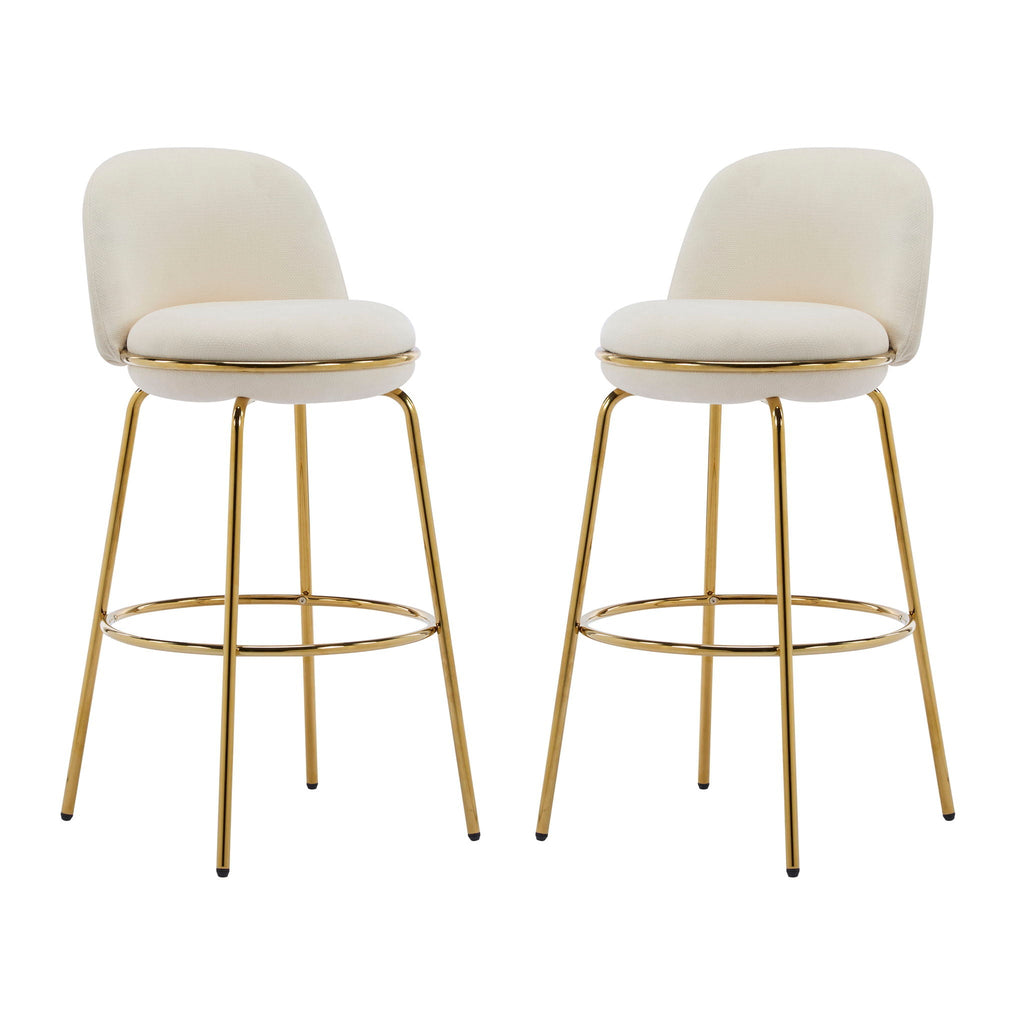 Rio Claro Indoor Upholstered Barstool Set of 2