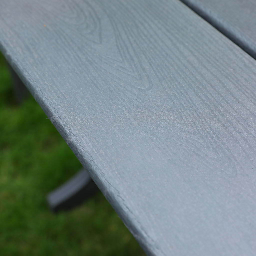 HDPE Outdoor Terrace Dining Chair Set of 2