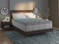 Restonic comfort care 12' hybrid euro top mattress, individual pocketed coil mattress , plush comfort