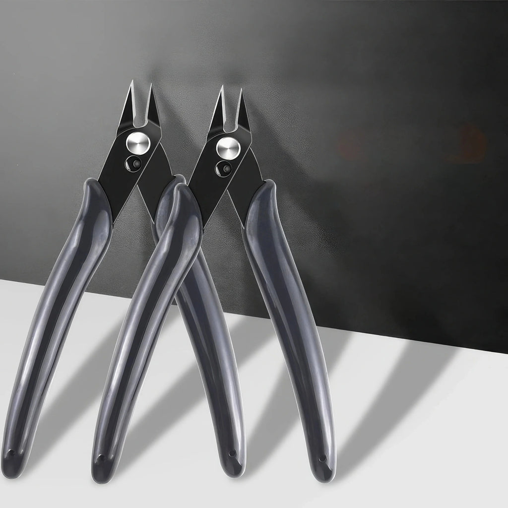1/2 Piece Carbon Steel Wire Cutter, Black, Non Foldable, Suitable for Craft Wire Cutters, A Must-have Item for Families