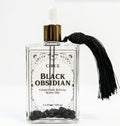 Protection Body Oil — Obsidian Crystal Ritual Oil -  Black Obsidian Gemstone Body Oil 3.4oz