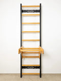 BenchK 711 Gymnastic Wooden Wall Bars with Pull-Up Bar and Accessories