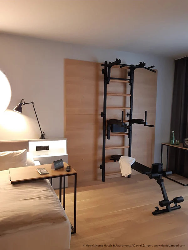 BenchK 733 Luxury Wall Bars for Home Gym and Personal Studio