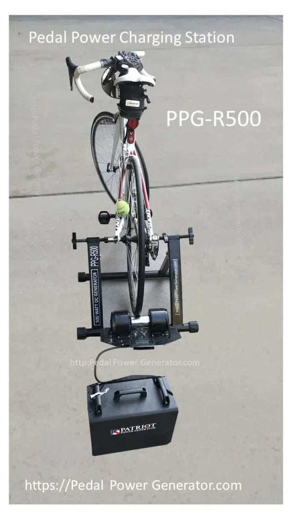 BigFoot 500 Watt Bicycle Generator with Stand by Pedal Power Generator