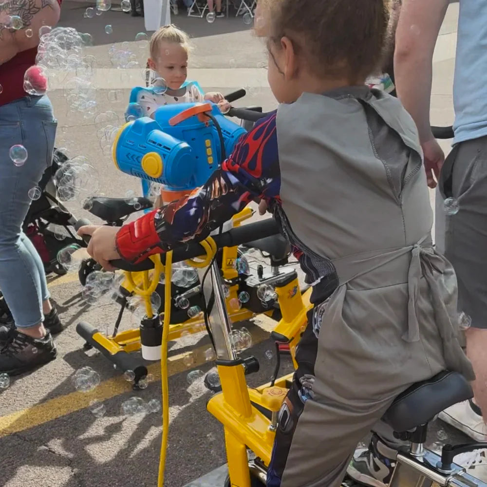 Bubble Bike Exercise Bike Generator by Pedal Power Generator