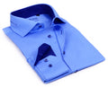 Button-Up Shirt //  - Tailored Fit - contrast  trimming - final sale