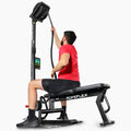 Ropeflex RX2500 Upright Infinity Rope Trainer with DSS Progressive Resistance Technology, removable seat and secondary pulley