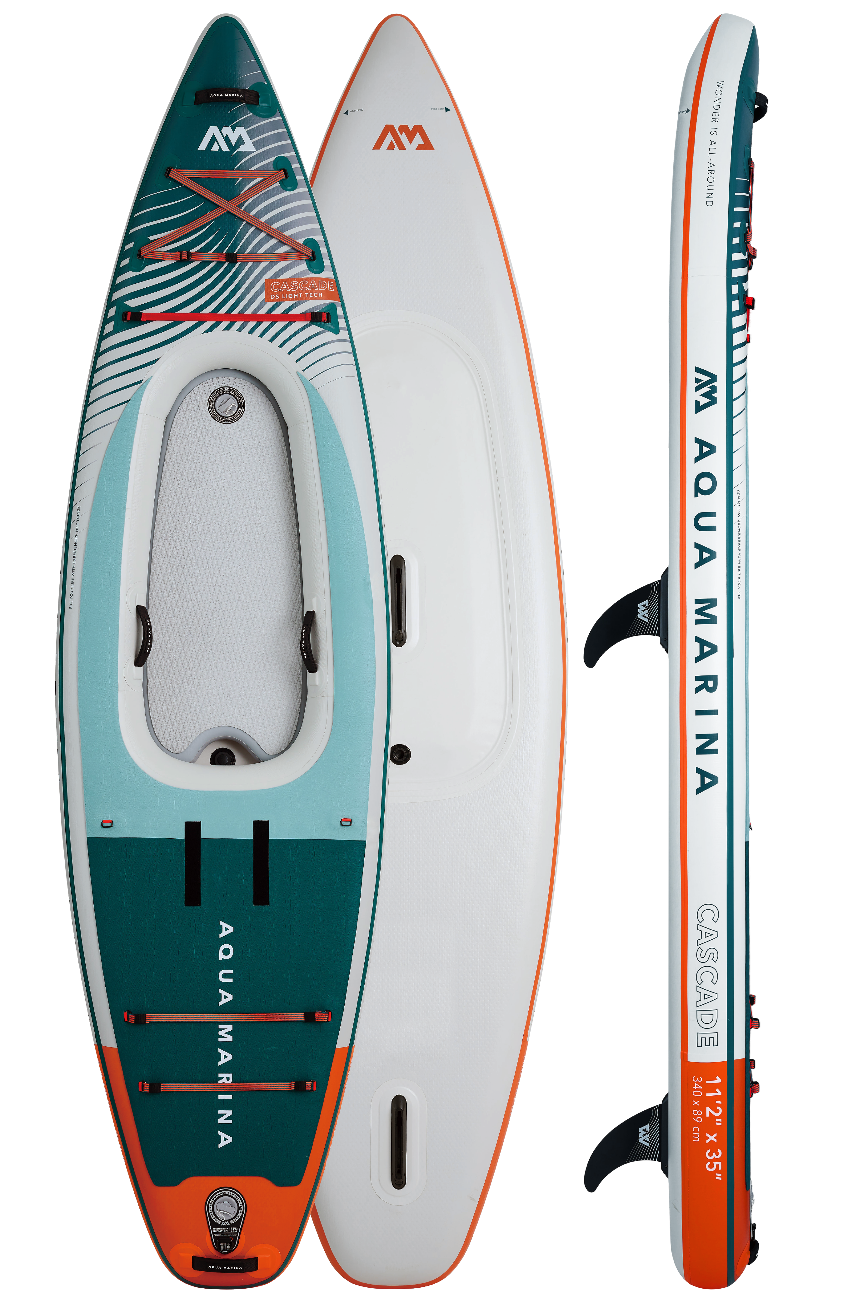 Aqua Marina Cascade Inflatable SUP-Kayak with 2-in-1 DUAL-TECH Paddle *PREORDER*