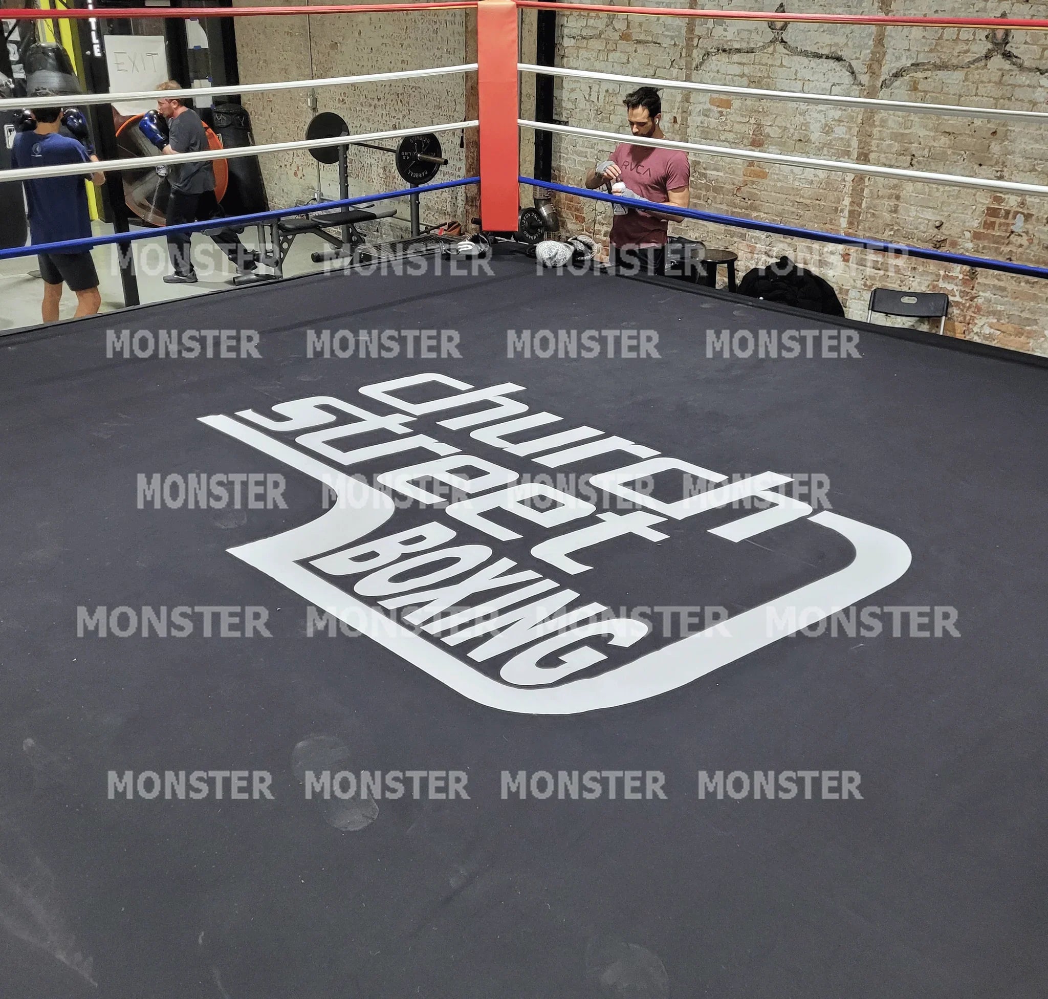 Gym Boxing Ring Competition Style by Monster Rings and Cages