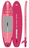 Aqua Marina Coral Stand Up Paddle Board with Carbon/Fiberglass Hybrid Paddle