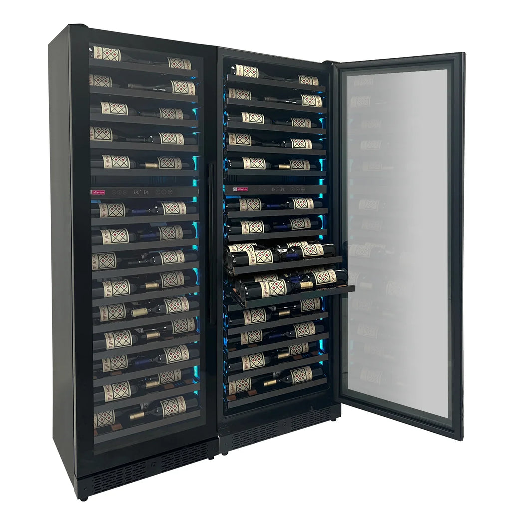 Allavino Reserva Series 134 Bottle Shallow Side-by-Side Wine Refrigerators