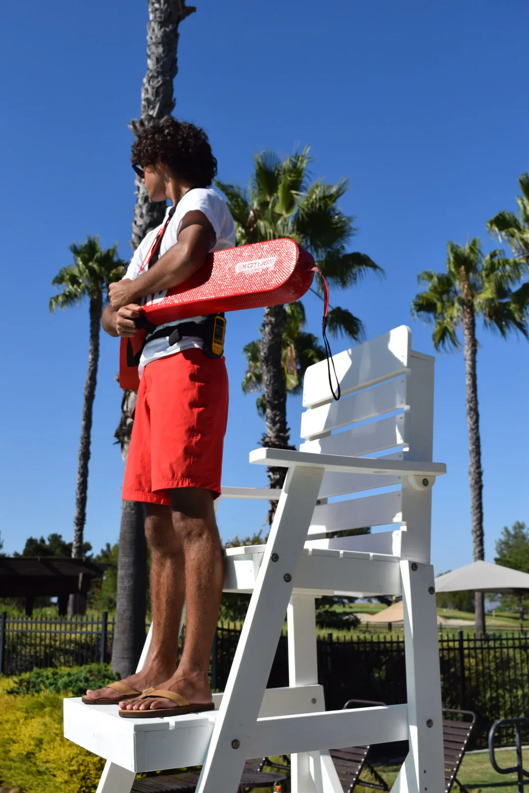 Aquamentor 72" Lifeguard Chair - Stable Lifesaving Platform