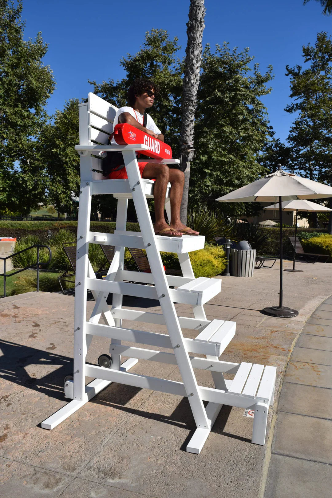 Aquamentor 72" Lifeguard Chair - Stable Lifesaving Platform