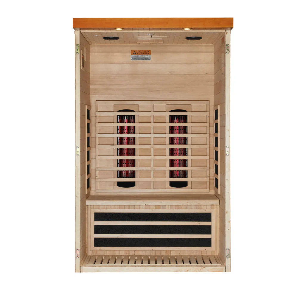 Dynamic "Llumeneres" 2 Person Full Spectrum Nero Zero EMF FAR IR Sauna (DYN-6215-03 FS)