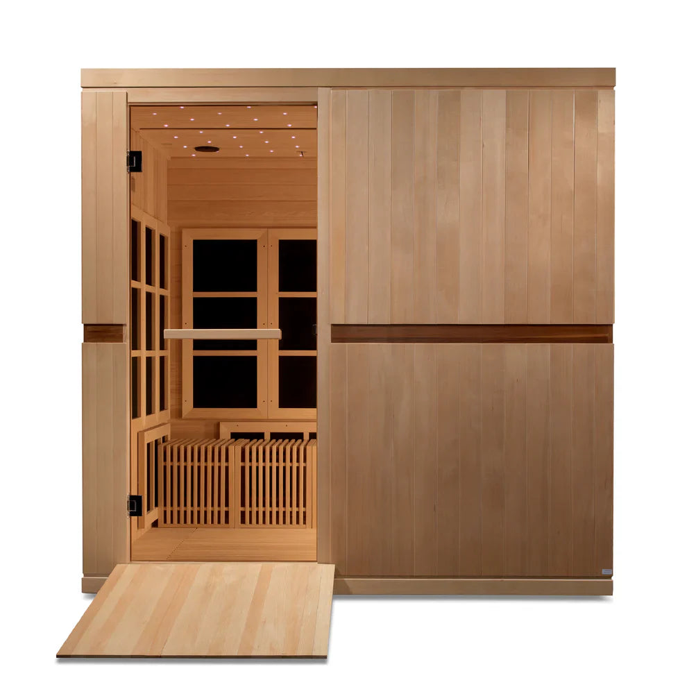 Golden Designs "Catalonia" 8 Person Near Zero EMF FAR IR Sauna (GDI-6880-02 Elite)