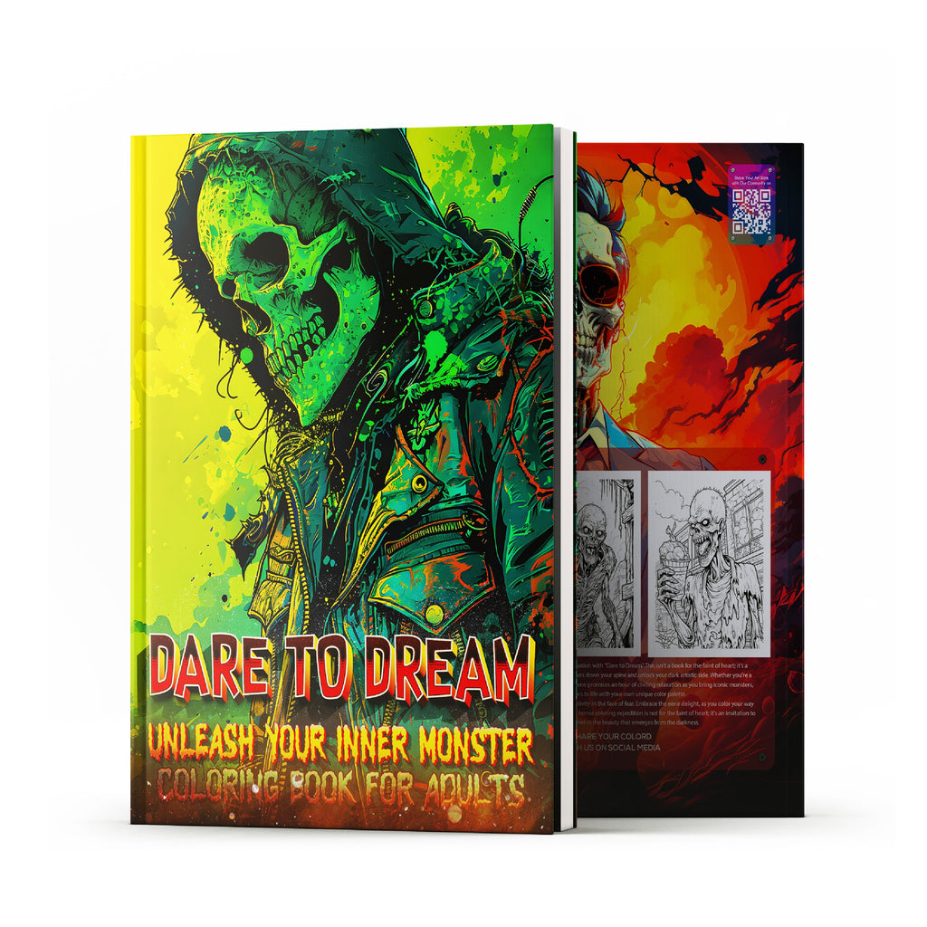 Dare to Dream: Beautiful Horror Coloring Book PDF