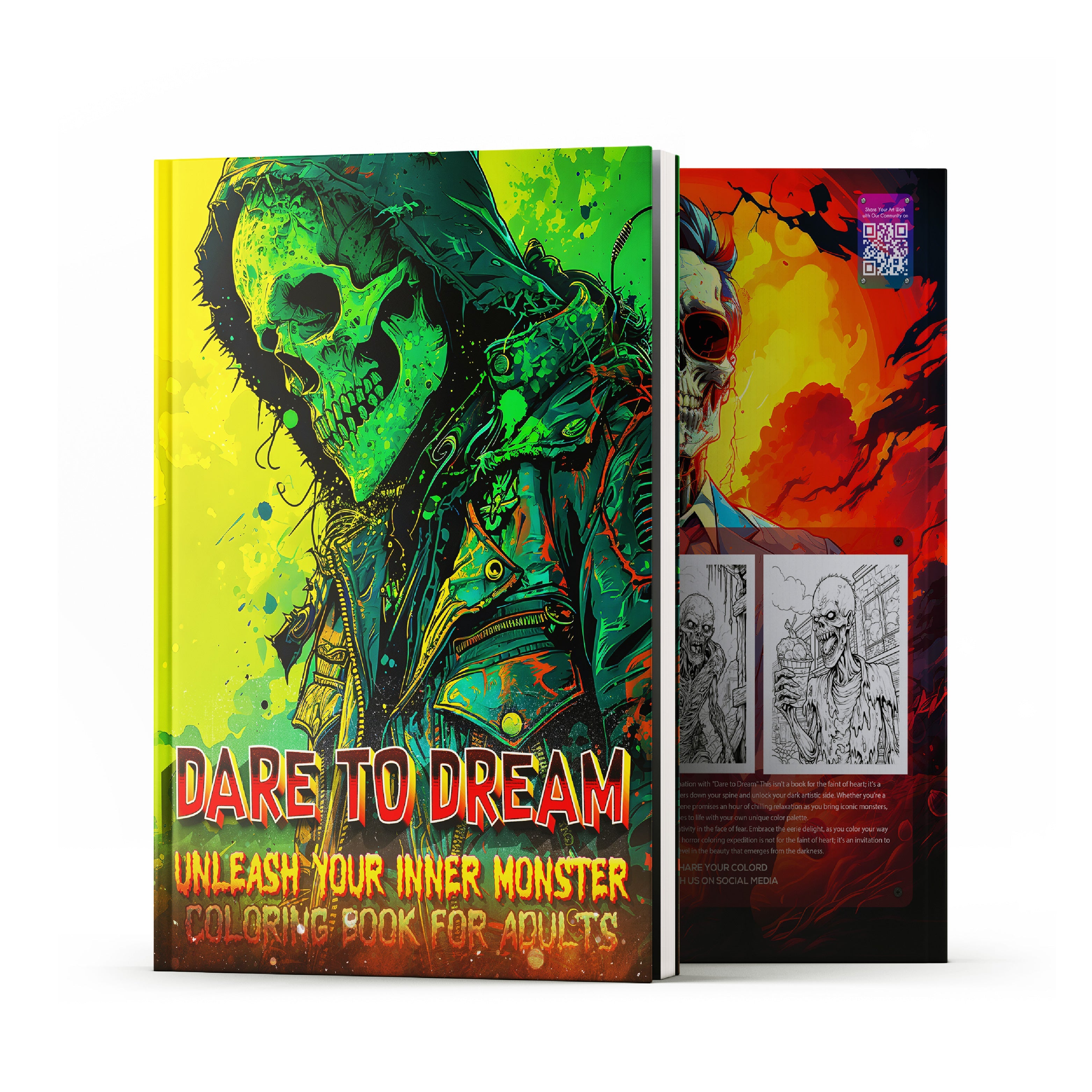 Dare to Dream: Beautiful Horror Coloring Book PDF