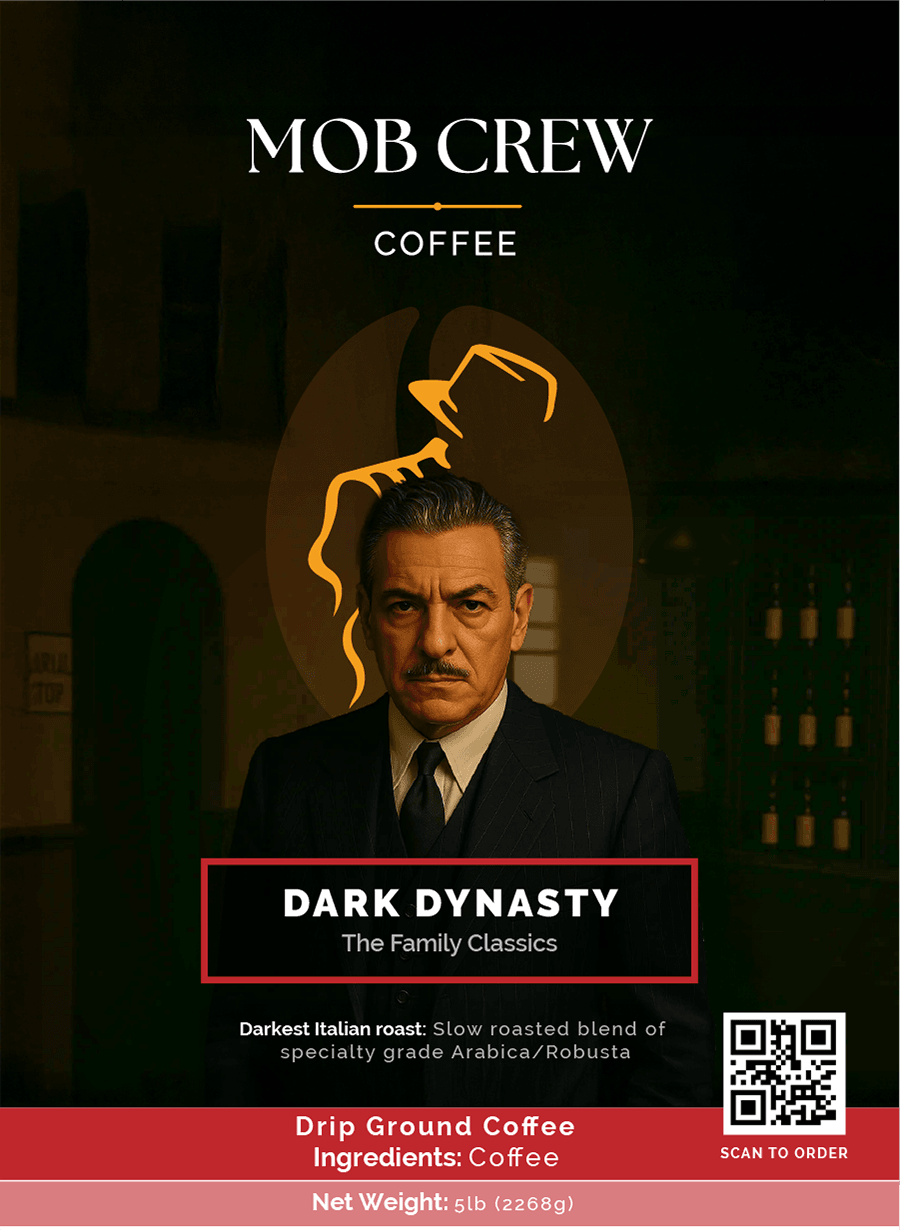 Dark Dynasty Dark Roast Coffee: 5lb Reign Supreme with the Darkest Roast